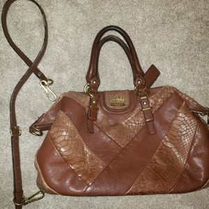 Coach Snakeskin Boho Handbag